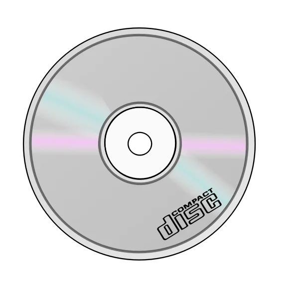 Compact Disc CD PNG Transparent Background