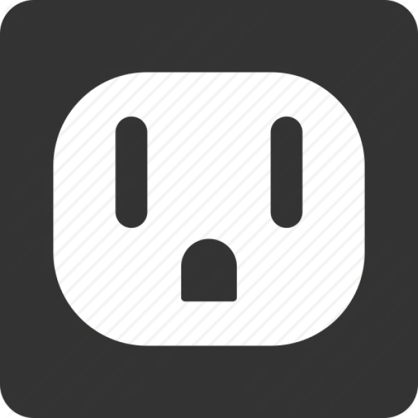 Electrical Outlet Icon PNG Transparent Background