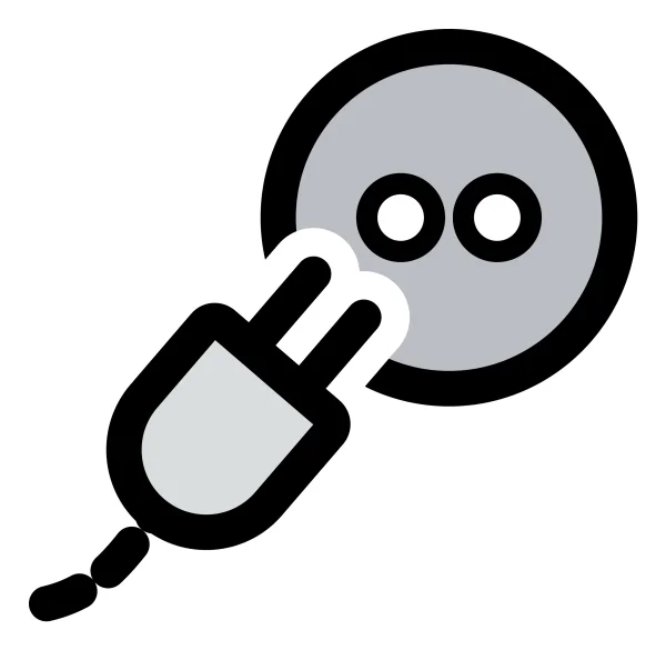 Electric Plug and Socket PNG Transparent Background