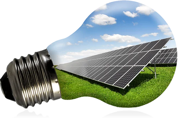 Solar Energy Light Bulb PNG Transparent