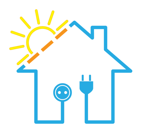 Home Solar Power Icon PNG Transparent Background