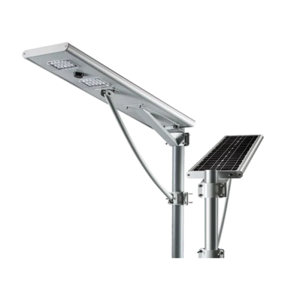 Solar Street Light with Panel PNG Transparent Background