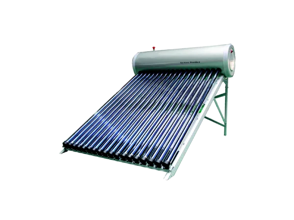 Solar Water Heater with Vacuum Tubes PNG Transparent