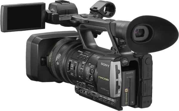 Sony Professional Video Camera PNG Transparent Background