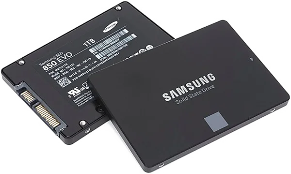 Samsung SSD 850 EVO Solid State Drive PNG Transparent
