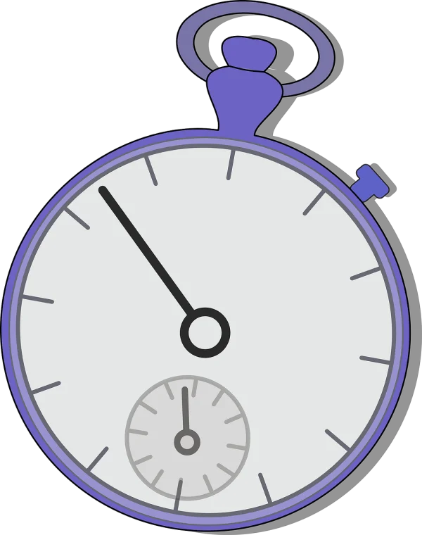 Cartoon Stopwatch PNG Transparent Background