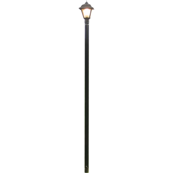 Illuminated Lamppost PNG Transparent Background