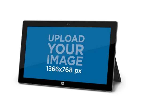 Microsoft Surface Tablet Mockup PNG