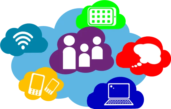 Cloud Computing Network Connectivity PNG Transparent