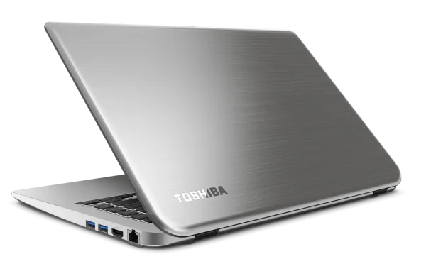 Toshiba Silver Laptop Transparent PNG