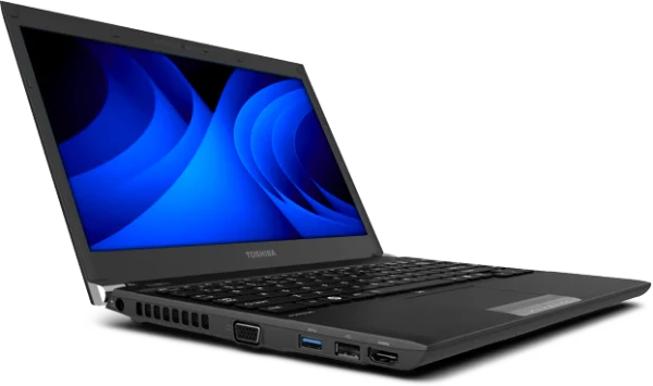 Black Toshiba Laptop PNG Transparent Background