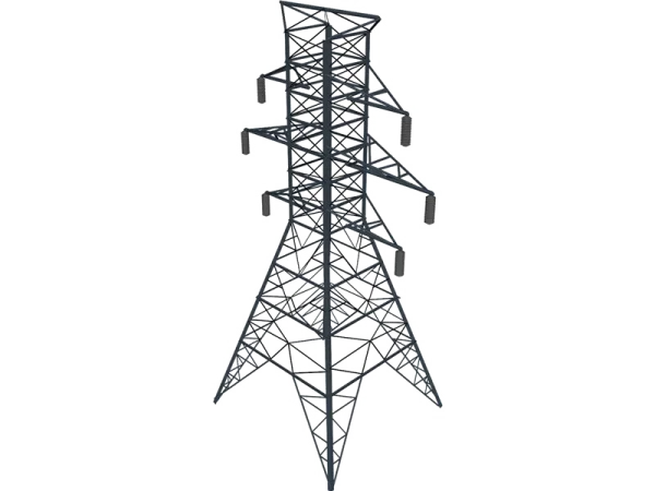 Electricity Pylon Transparent PNG