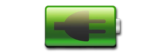 Green Battery Charging Indicator Icon