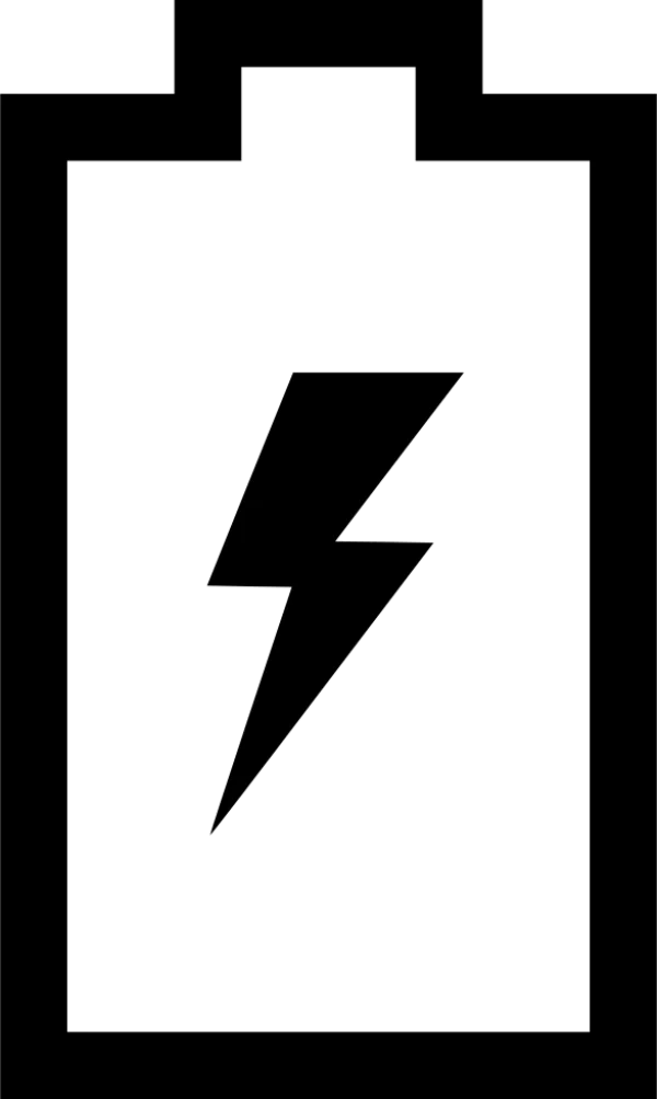 Green Battery Charging Icon PNG