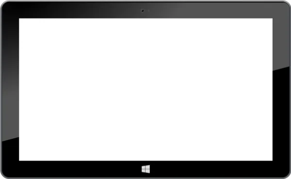 Black Tablet Device PNG Transparent Background
