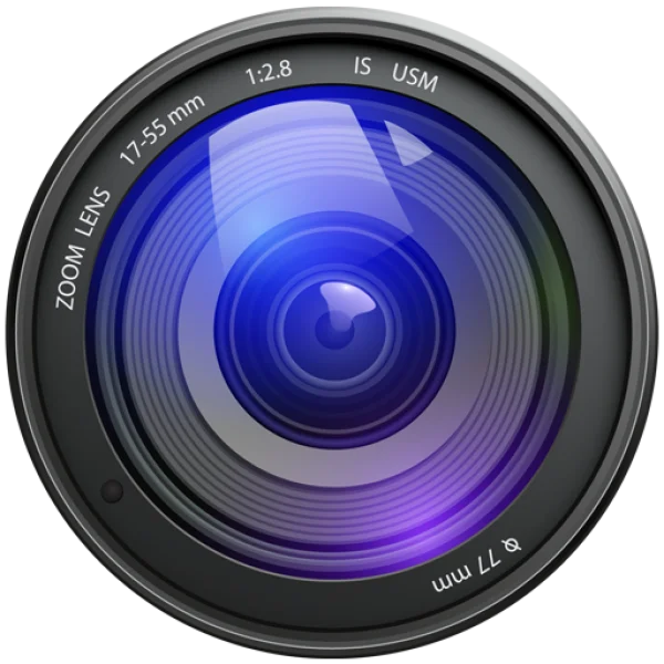Zoom Lens PNG Transparent Background