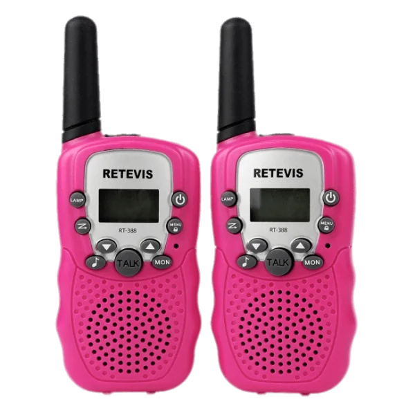 Pink Retevis Walkie Talkies PNG Transparent Background