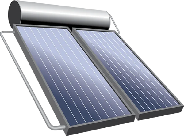 Solar Water Heater System PNG Transparent Background