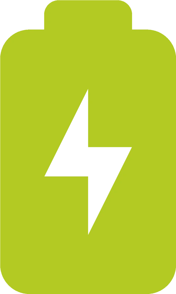 Green Battery Charging Icon PNG Transparent Background