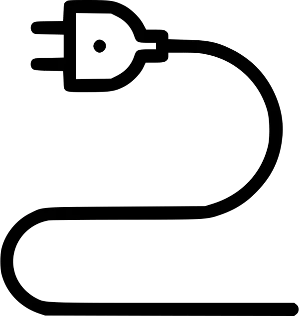 Electrical Plug Icon PNG Transparent Background
