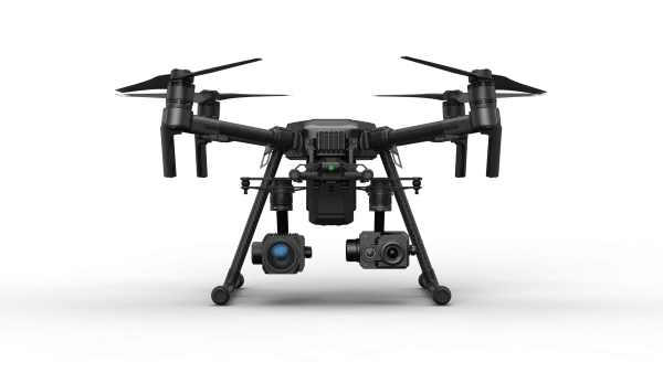 Professional Drone with Dual Cameras PNG Transparent Background