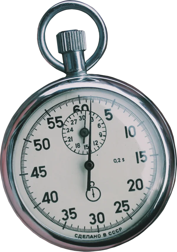 Vintage Mechanical Stopwatch PNG