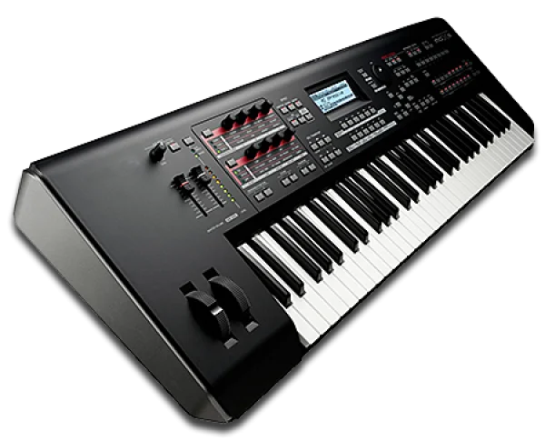 Black Digital Synthesizer Keyboard PNG Transparent
