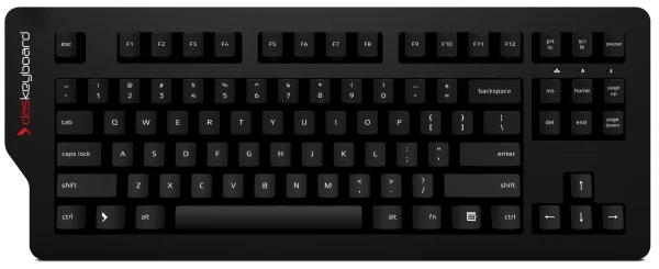 Black Das Keyboard PNG Transparent Background