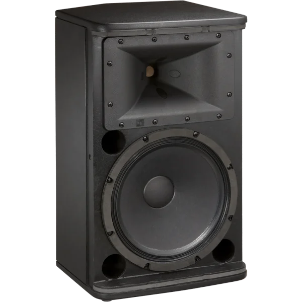 Professional Black Audio Speaker PNG Transparent Background