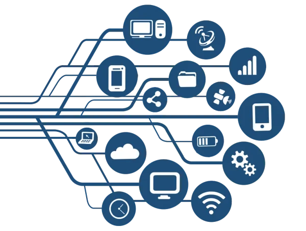 Technology Network Connectivity Icons PNG Transparent
