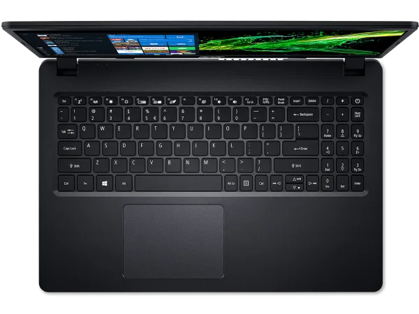 Black Laptop Top View PNG Transparent Background