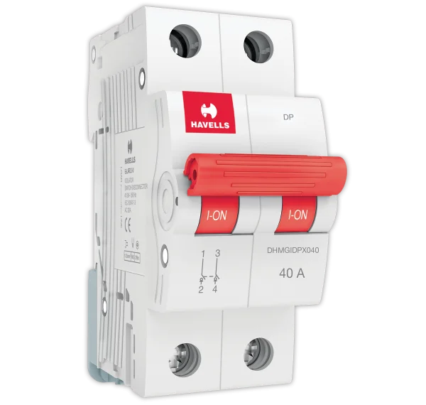 Havells 40A DP Isolator Switch Transparent PNG
