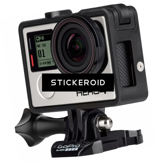 GoPro HERO 4 Action Camera PNG Transparent Background
