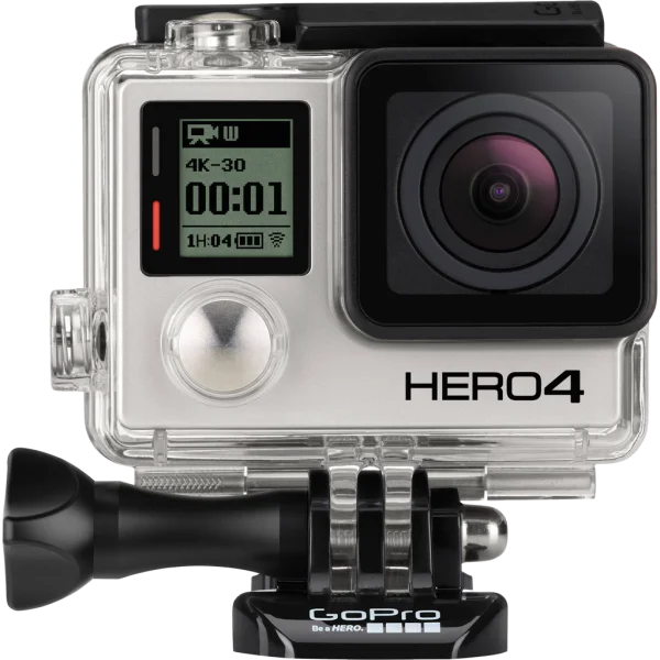 GoPro HERO4 Action Camera PNG Transparent Background