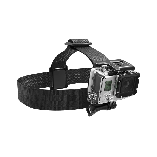 Action Camera Head Strap Mount PNG Transparent Background
