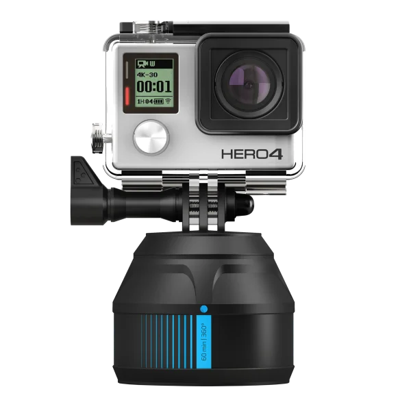 GoPro HERO4 Camera with Rotating Time-Lapse Mount PNG