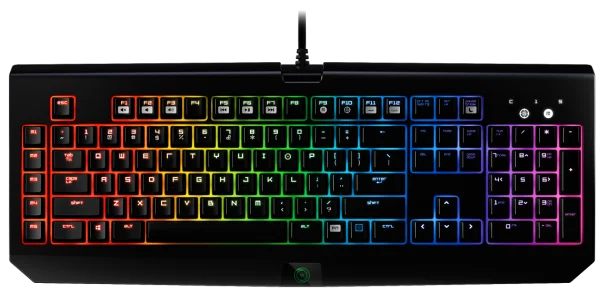 Gaming Keyboard with RGB Backlight PNG Transparent Background