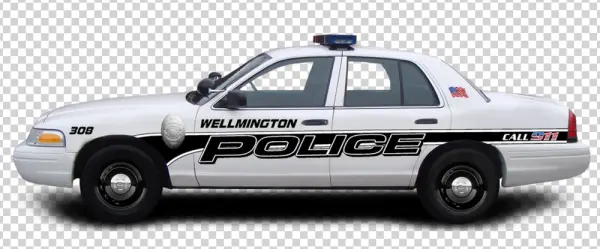 Wellmington Police Car Transparent PNG