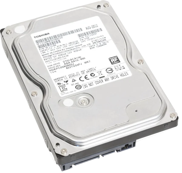 Toshiba Hard Drive PNG Transparent Background