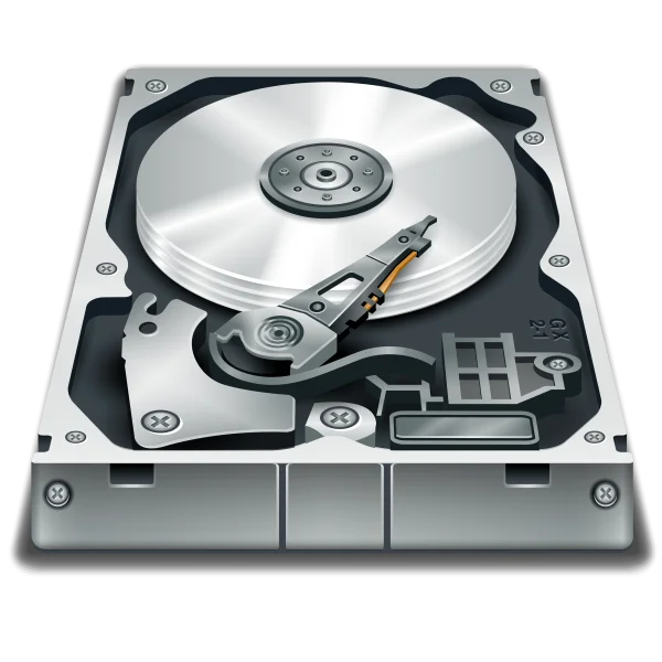 Computer Hard Disk Drive PNG Transparent Background