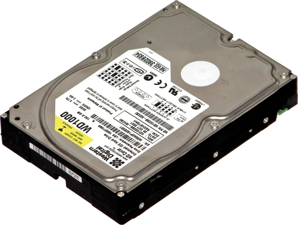 Vintage Western Digital Hard Drive PNG Transparent