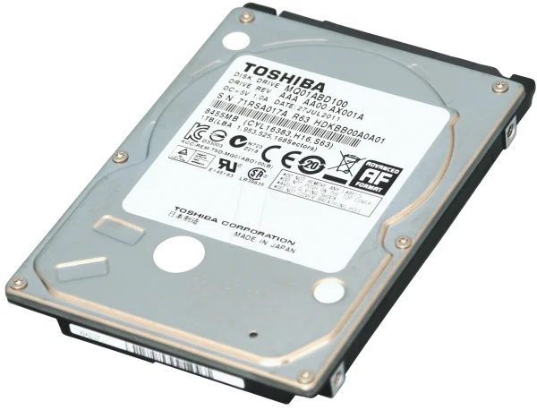 Toshiba 1TB Laptop Hard Drive PNG