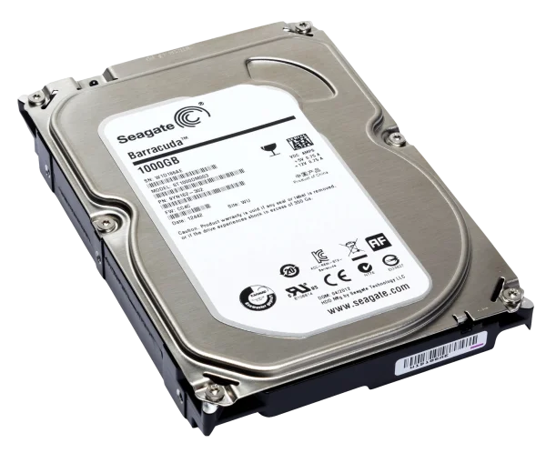 Seagate Hard Drive 1TB PNG Transparent Background