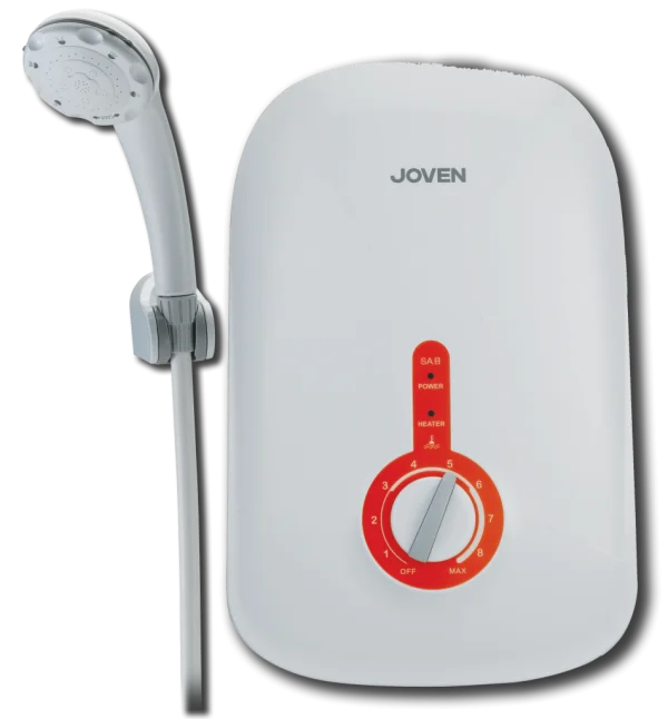 White Instant Shower Water Heater PNG Transparent Background