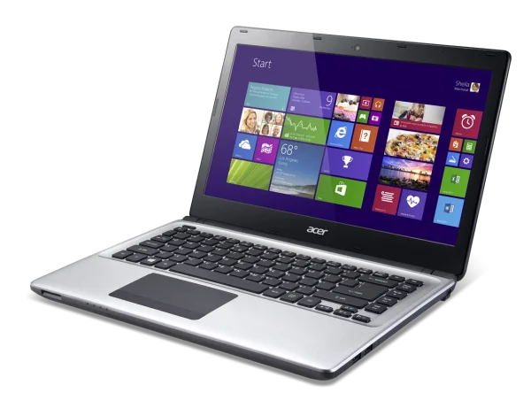 Acer Laptop with Windows 8 Start Screen PNG