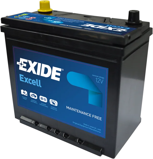 Exide Excell Car Battery PNG Transparent