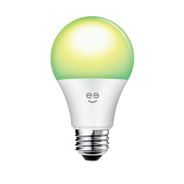 Color Changing Smart LED Light Bulb PNG