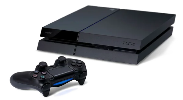 Sony PlayStation 4 Console and Controller PNG