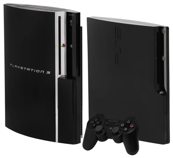 PlayStation 3 Console and Controller PNG Transparent