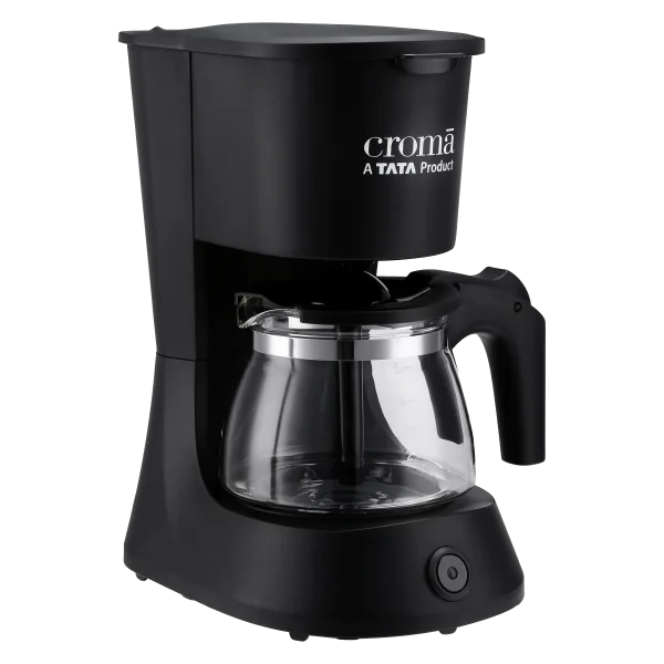 Black Croma Drip Coffee Maker PNG Transparent Background